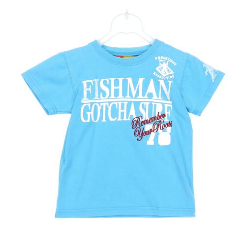 GOTCHA 갓챠 하프 티셔츠 - 코튼 (SIZE : BOY 110 )